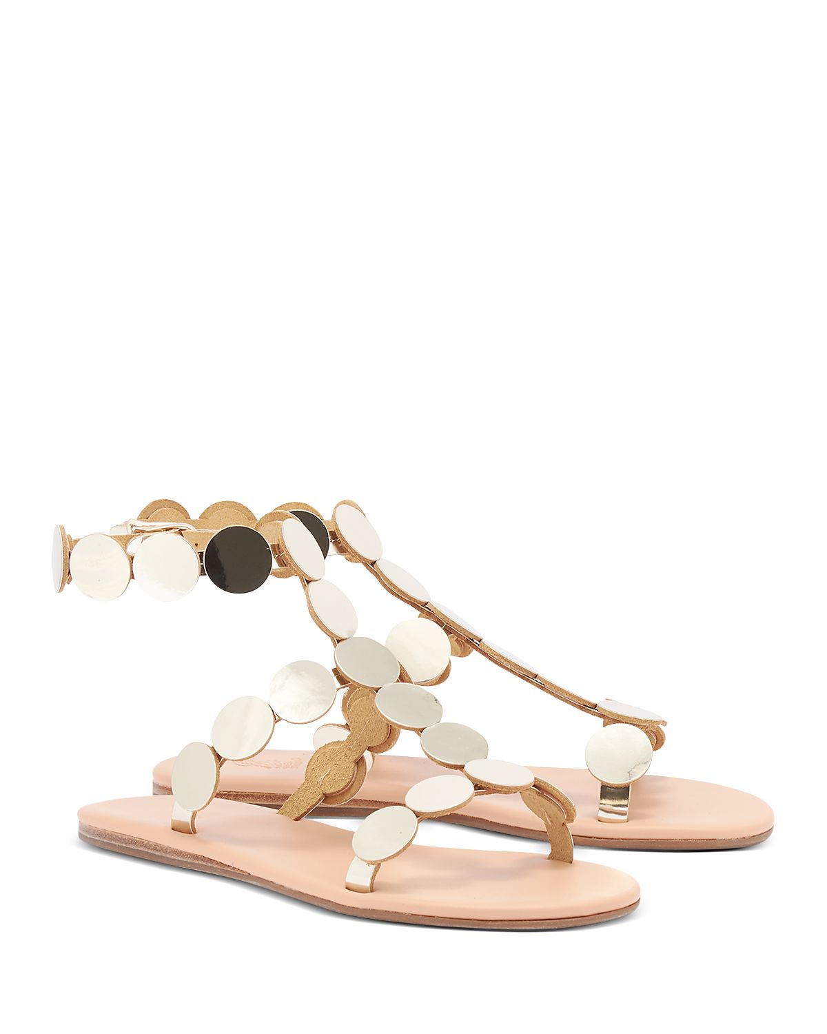 Ancient Greek Sandals Women's Triton Mirror Gold Sandals