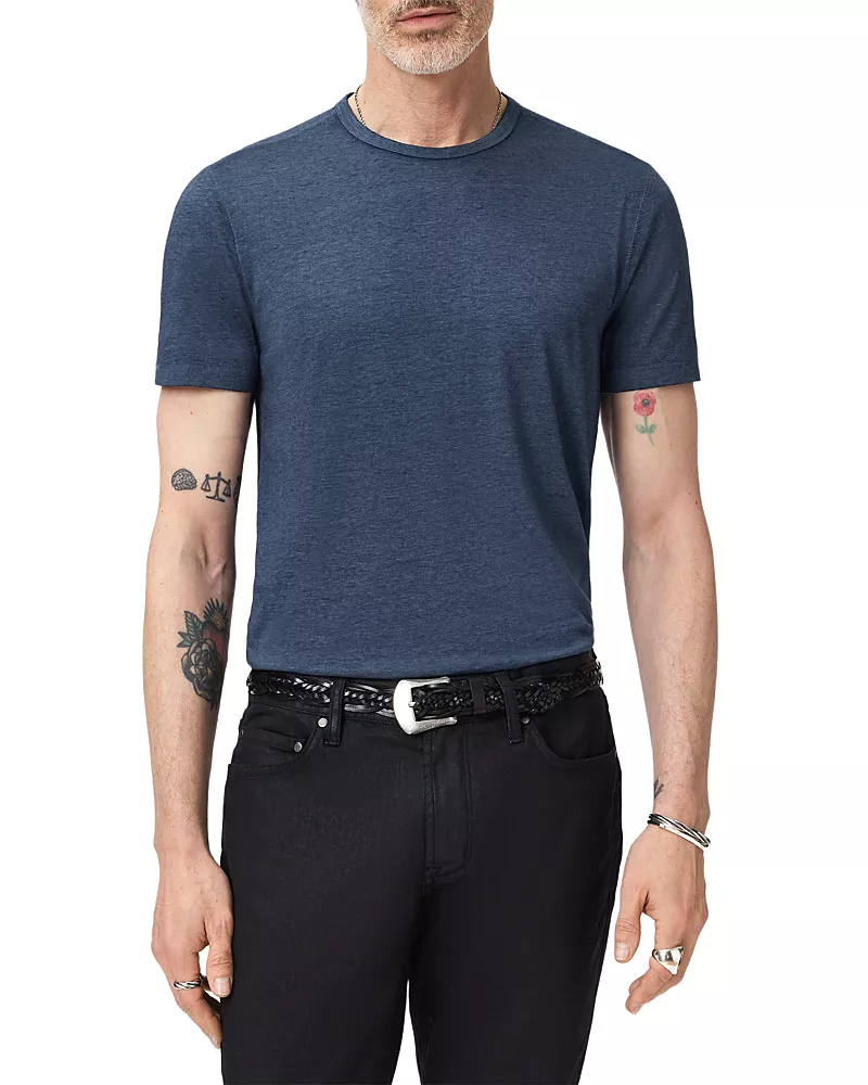 John Varvatos Bale Burnout Short Sleeve T-Shirt