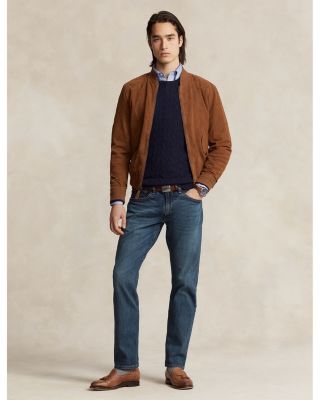 Varick Slim Straight Stretch Jeans in Rockford Medium