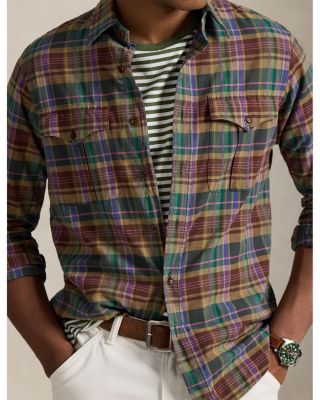 Classic Fit Madras Shirt
