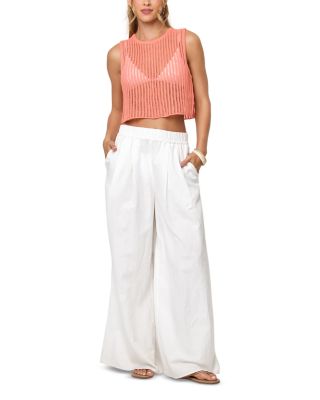 Santer Crochet Cover Up Crop Top & Sander Cover Up Skirt