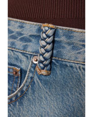 Cutout Stars Jeans in Blue