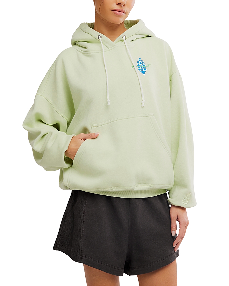 Free People Fp Movement Final Call Front Logo Hooded Sweatshirt