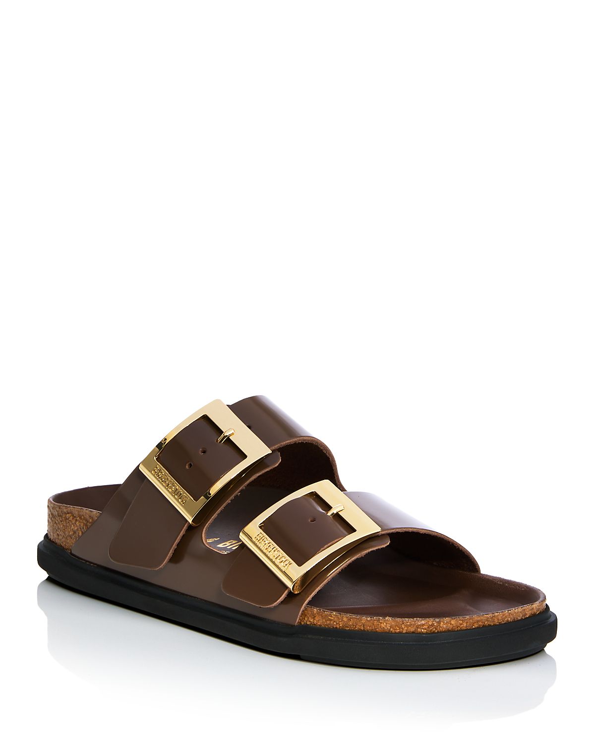 Birkenstock Women's Arizona Droplet Big Buckle High Shine Slide Sandals