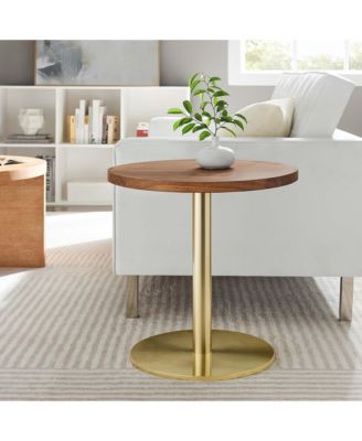 Viva Round Acacia Wood Side Table