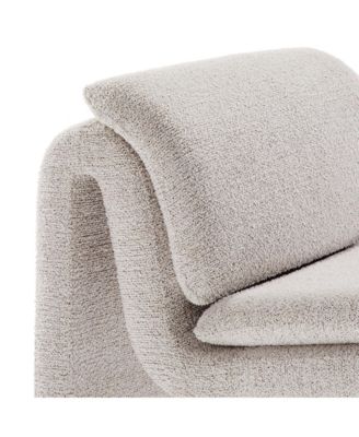 Dune Boucle Upholstered Armless Accent Chair
