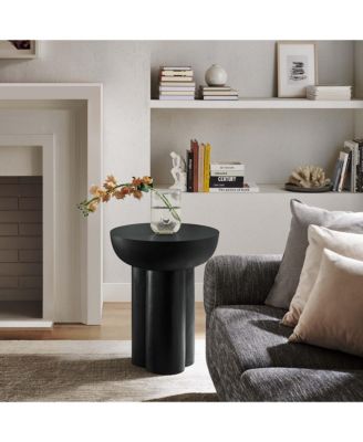 Caspian Round Concrete Side Table