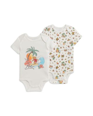 Boys' Polo Bear Cotton Bodysuit 2-Pack - Baby