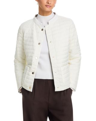 Matte to Shiny Reversible Puffer Coat