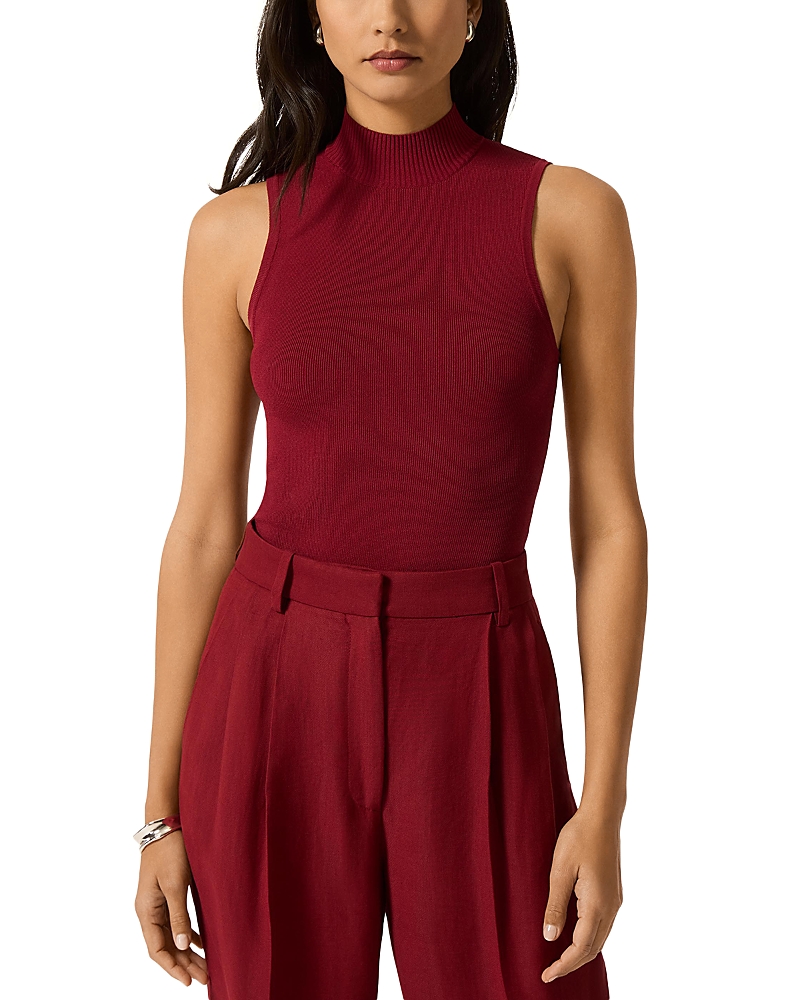 Argent Mock Neck Bodysuit