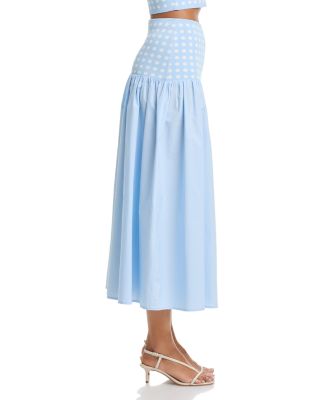 Polka Dot Top & Midi Skirt - Exclusive