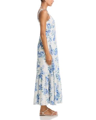Floral Eyelet Maxi Dress - Exclusive