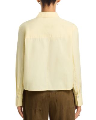 Cropped Button Down Shirt