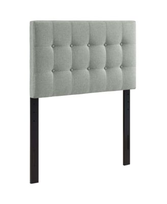 Emily Upholstered Fabric Headboard, Twin