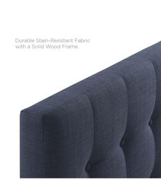 Emily Upholstered Fabric Headboard, King