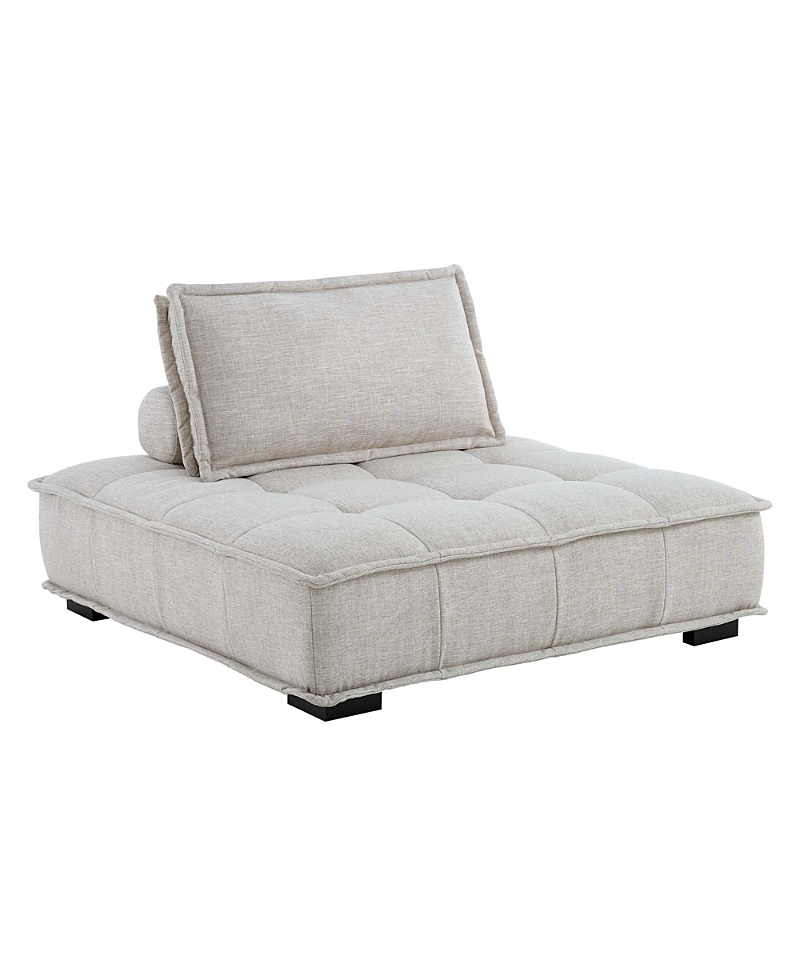 Modway Saunter Tufted Fabric Armless Chair