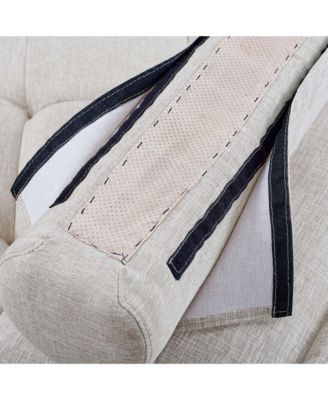 Saunter Tufted Fabric Armless Chair