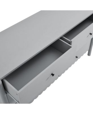 Emmeline Scalloped 6-Drawer Dresser