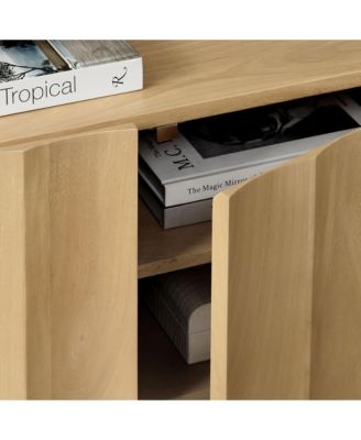 Sorren Scalloped 54" Wood TV Stand