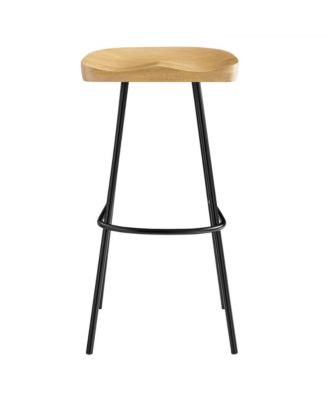 Concord Backless Wood Bar Stools, Set of 2