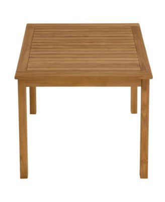 Vienna 34" Square Outdoor Patio Teak Wood Dining Table