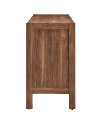 Capri 65" Wood Grain Sideboard Storage Cabinet