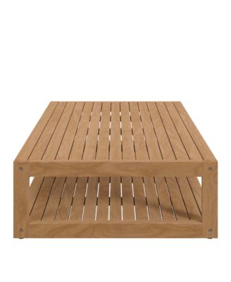 Carlsbad Teak Wood Outdoor Patio Coffee Table