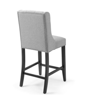  Baronet Upholstered Fabric Counter Bar Stool, Set of 2