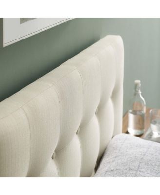 Emily Upholstered Fabric Headboard, Twin