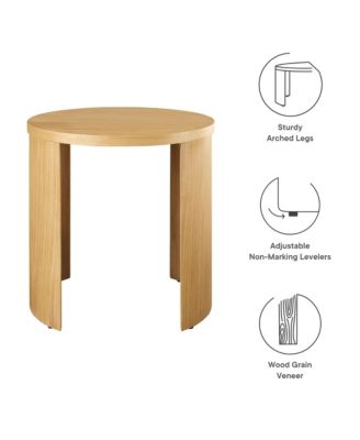 Aspect Round Wood End Table