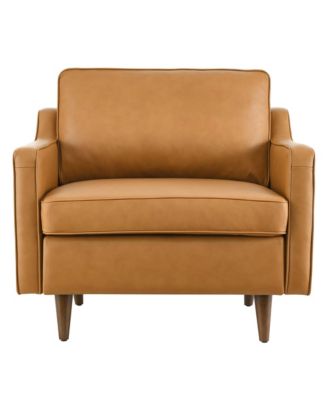 Impart Genuine Leather Armchair
