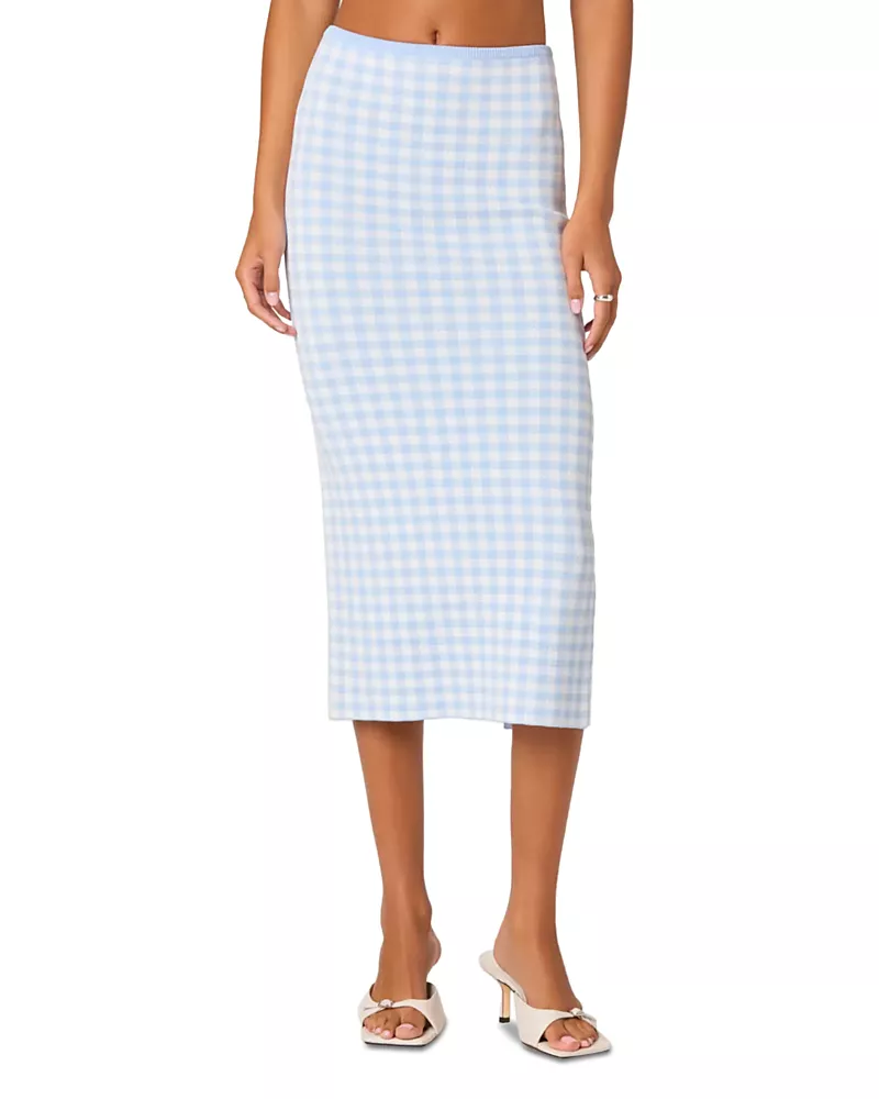 Astr the Label Babbett Midi Sweater Skirt
