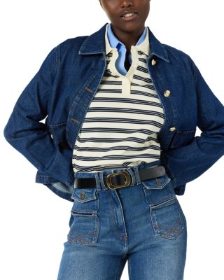 Taina Denim Buttoned Jacket