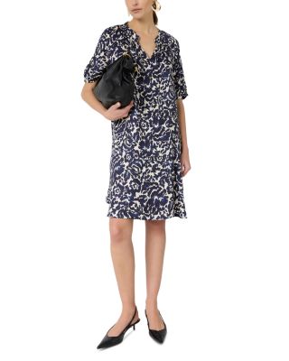 Raliah Split Neck Dress