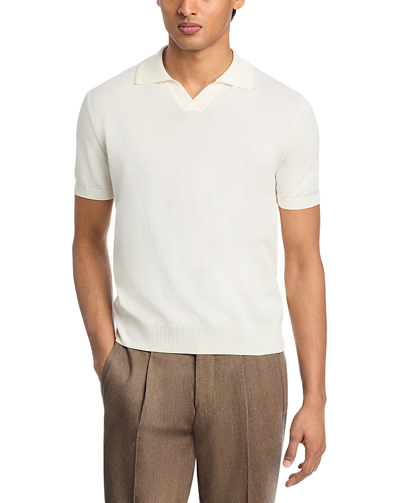 Canali Johnny Collar Cotton Polo Shirt