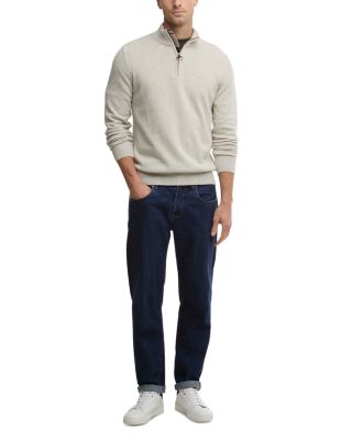 Half Zip Cotton Sweater