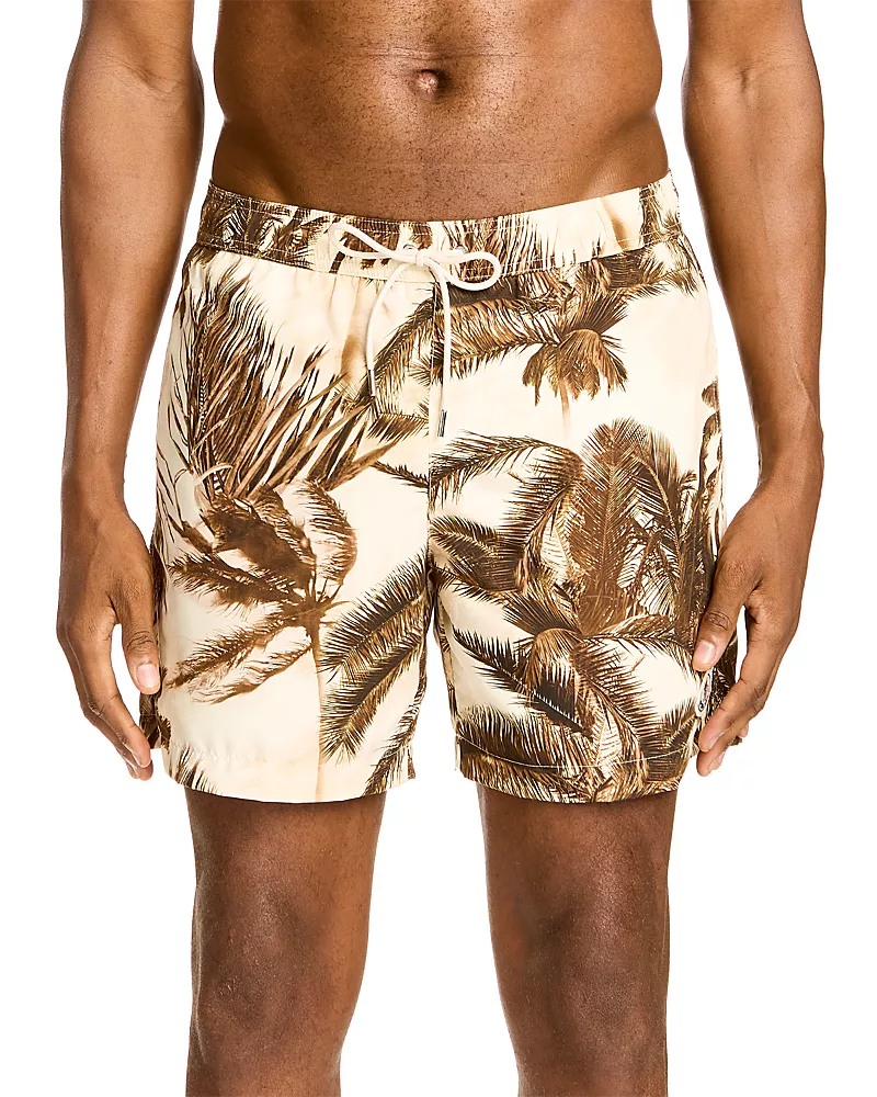 Moncler Tropical Print Swim Shorts