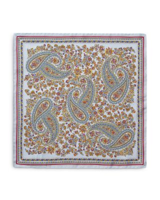 Paisley Silk Twill Pocket Square