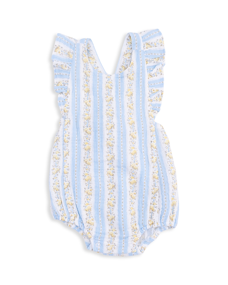 Angel Dear Girls' Odalys Floral Stripe Sunsuit - Baby