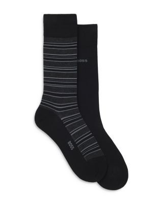 Stripe Crew Socks, Pack of 2