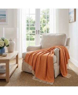 Herringbone Merino Wool Throw 