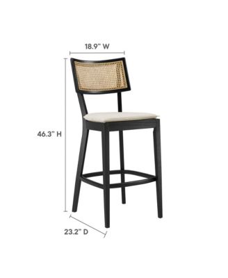 Caledonia Wood Bar Stools, Set of 2