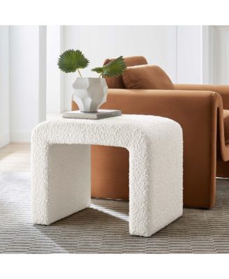  Simba Boucle Fabric Waterfall Stool
