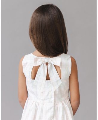 Girls' Organic Stretch Poplin Button Back Party Dress - Little Kid, Big Kid