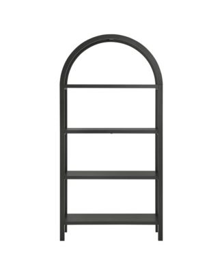  Vexley 72 Inch Large Arched Bookshelf