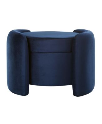 Nebula Upholstered Performance Velvet Ottoman