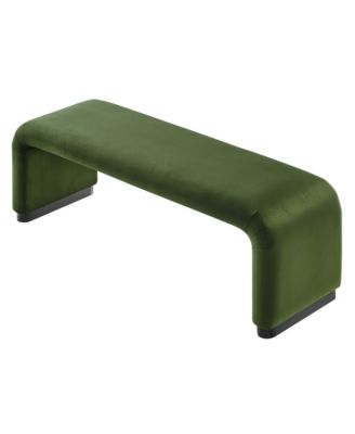 Koda Performance Velvet Waterfall Long Bench