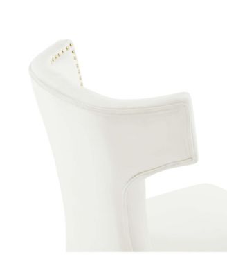  Curve Performance Velvet Dining Chairs, Set of 2