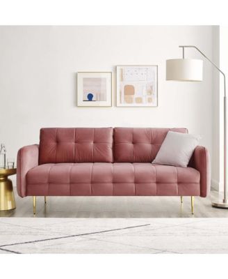  Cameron Tufted Performance Velvet Sofa
