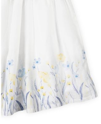  Girls' Organic Puff Sleeve Sateen Party Dress - Little Kid, Big Kid